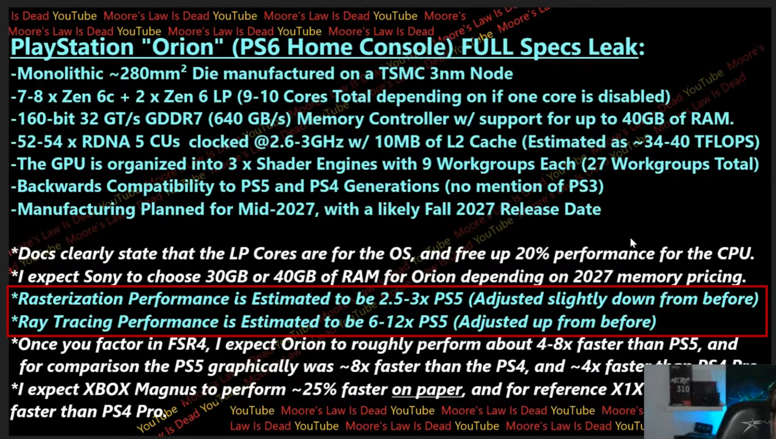 PlayStation 6 Performances Leaked