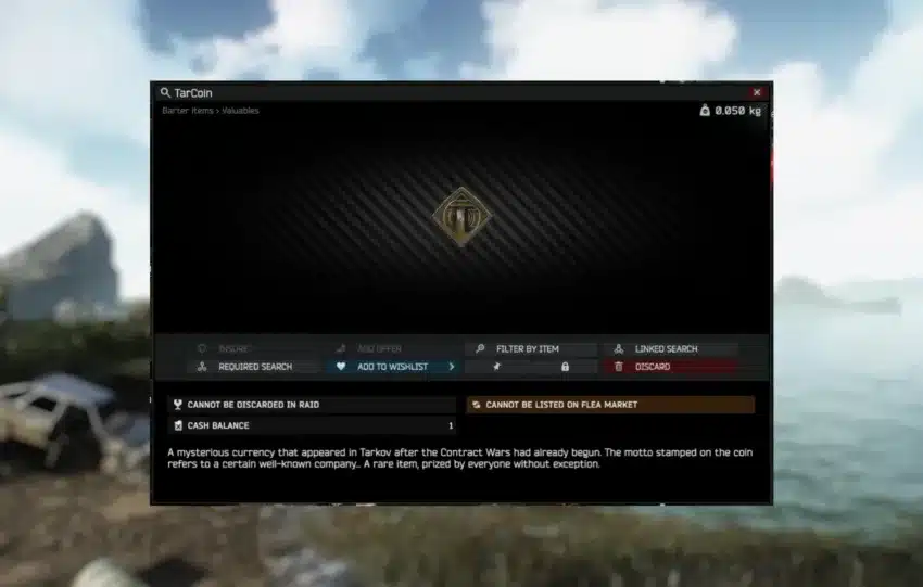 Escape from Tarkov TarCoin