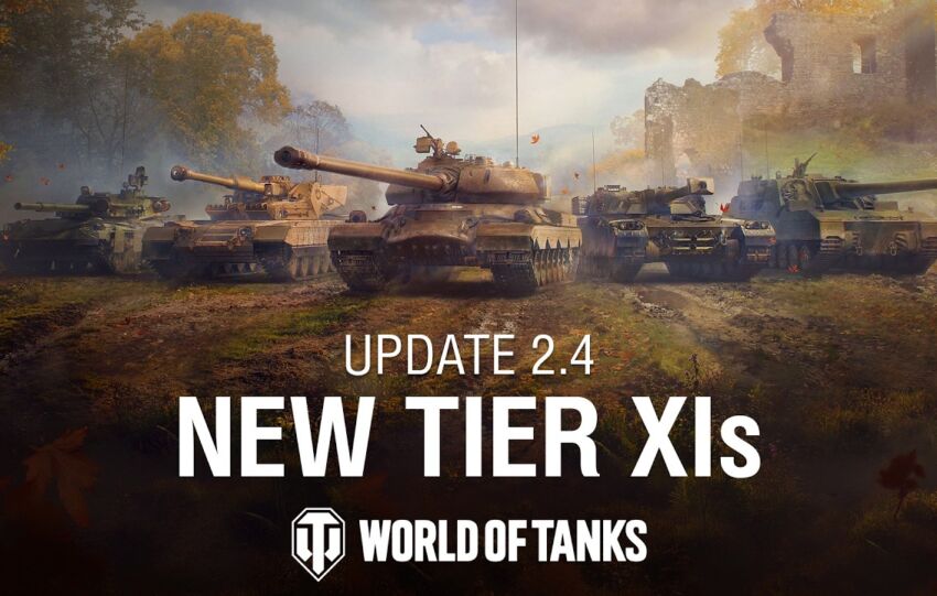 World of Tanks : la mise à jour 2.4 ajoute cinq chars de Tier XI
