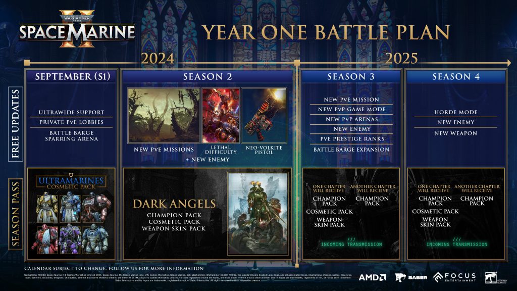 spacemarine2 roadmap