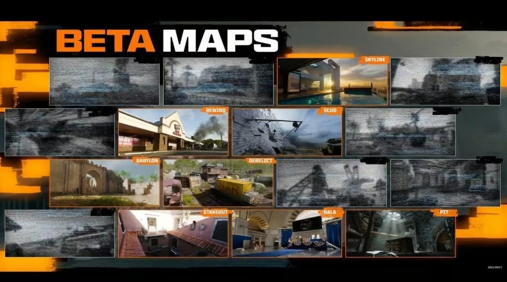 cartes beta black ops 6