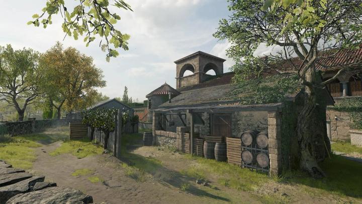 Hacienda map exterior in Black Ops 6